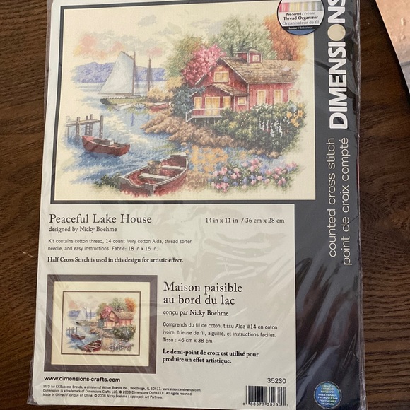 Dimensions Other - Dimensions Peaceful Lake House Kit by Nicky Boehme